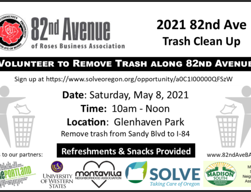 82nd Avenue Community Trash Clean Up